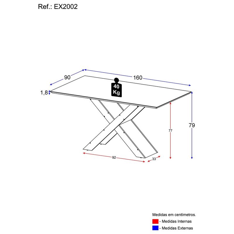 mesa-de-jantar-160-cm-lisboa-multimoveis-ex2002-madeirada-preta