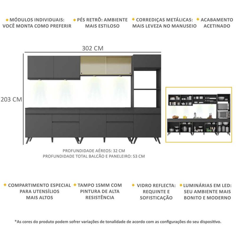 armario-de-cozinha-completa-5-pecas-com-leds-mp2014895-veneza-up-multimoveis-preto
