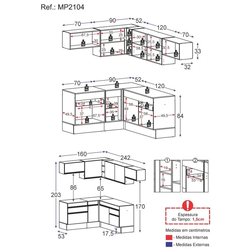 armario-de-cozinha-completa-de-canto-com-rodape-veneza-multimoveis-mp2104-e-balcao-preta