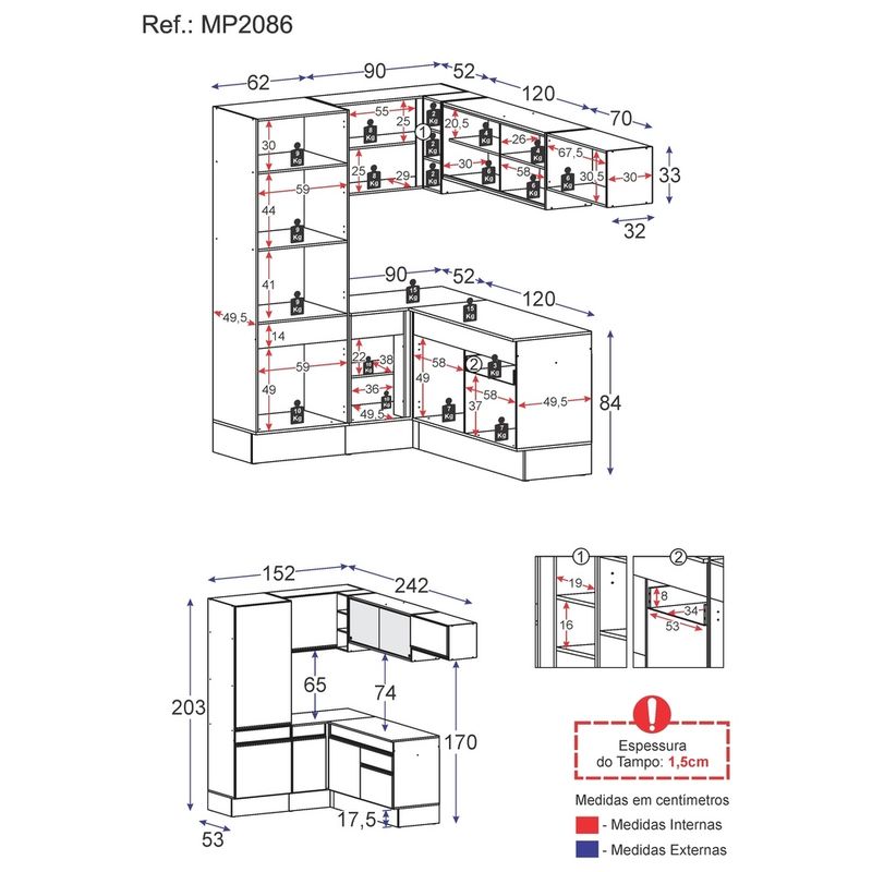 armario-de-cozinha-completa-de-canto-com-rodape-veneza-multimoveis-mp2086-e-balcao-branca