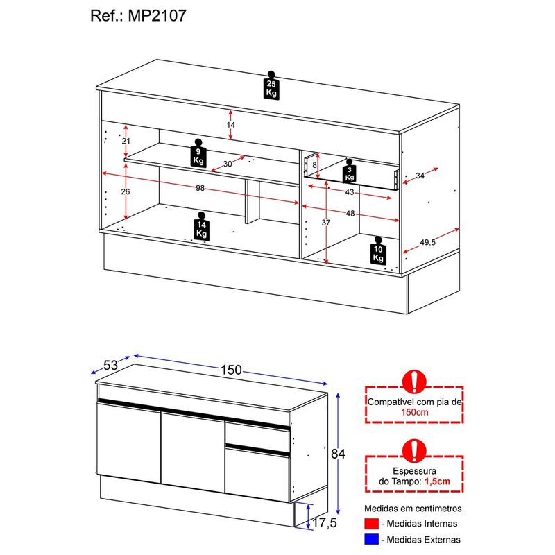 balcao-cozinha-com-rodape-gabinete-pia-150-cm-3-portas-1-gaveta-veneza-multimoveis-mp2107891-branco