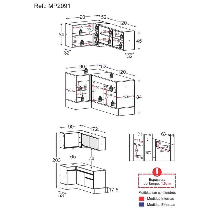 armario-de-cozinha-compacta-de-canto-com-rodape-veneza-multimoveis-mp2091-e-balcao-preta