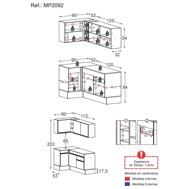 armario-de-cozinha-compacta-de-canto-com-rodape-veneza-multimoveis-mp2092-e-balcao-preta