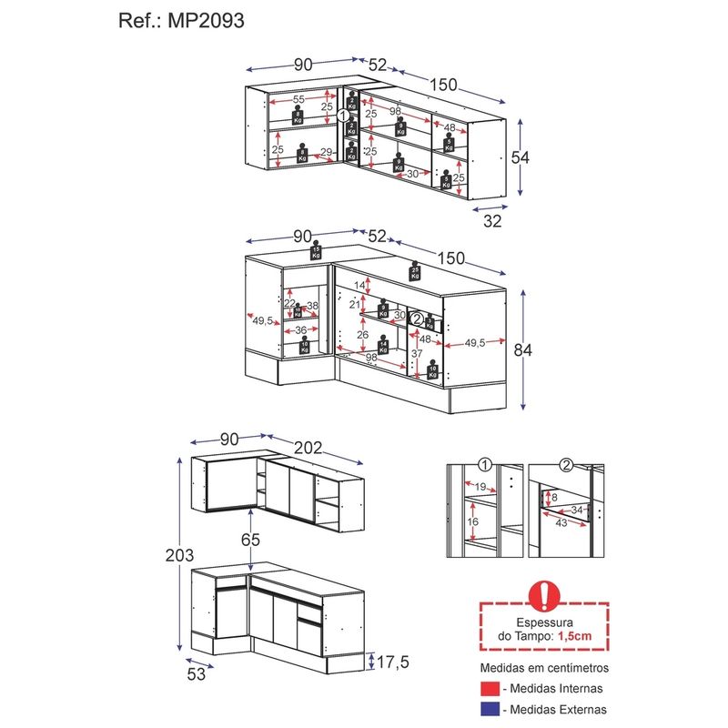 armario-de-cozinha-compacta-de-canto-com-rodape-veneza-multimoveis-mp2093-e-balcao-branca