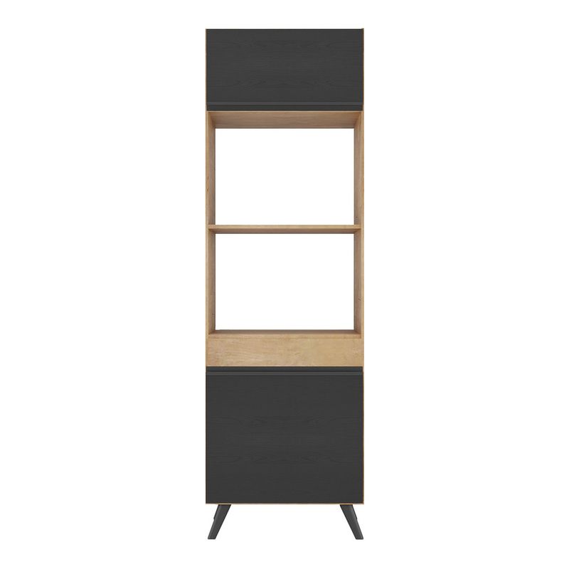 paneleiro-para-forno-e-micro-2-portas-62cm-lisboa-multimoveis-mp2126-rustic-preto