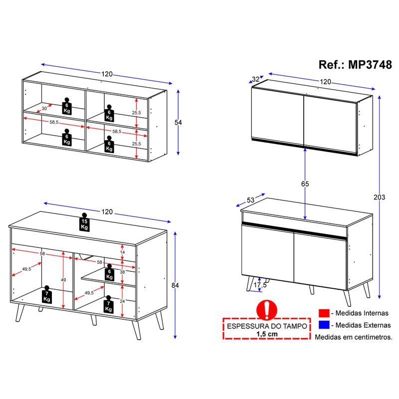 armario-de-cozinha-compacta-2-pecas-e-balcao-mp3748-veneza-multimoveis-preta