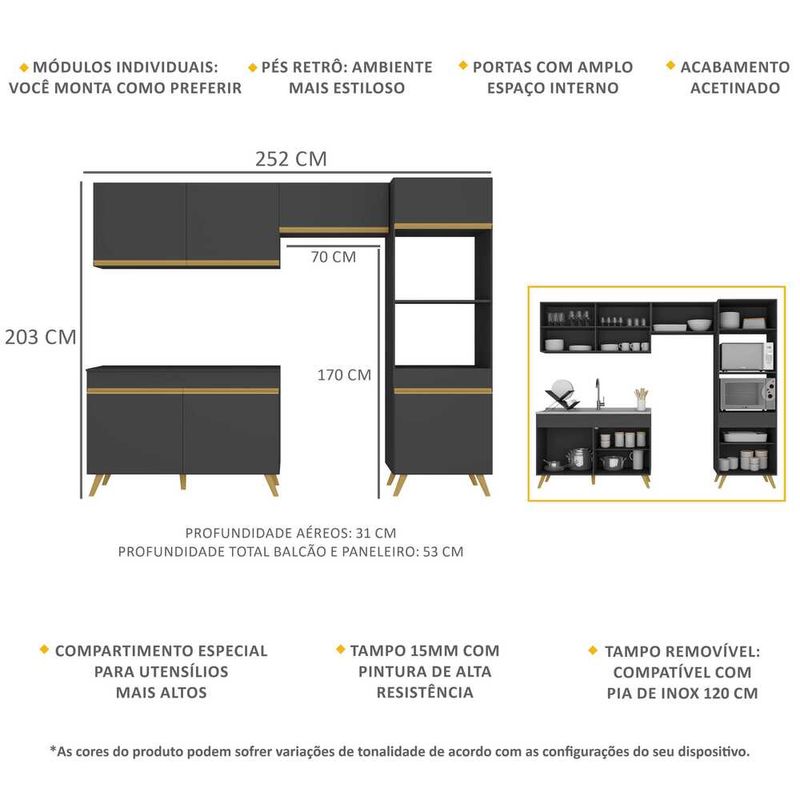 armario-de-cozinha-compacta-4-pecas-e-balcao-mp3749-veneza-multimoveis-preta