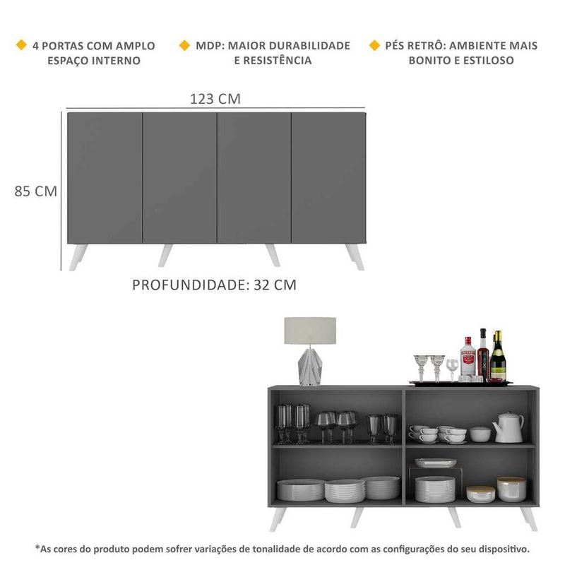 aparador-buffet-4-portas-com-pes-retro-veneza-multimoveis-grafite-branco