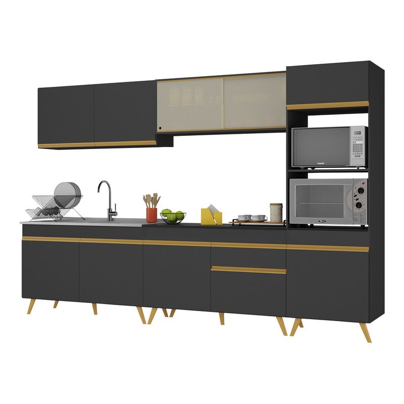 armario-de-cozinha-completa-5-pecas-e-balcao-mp3750-veneza-multimoveis-preta