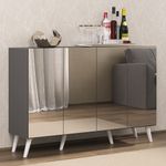 aparador-buffet-4-portas-com-espelho-e-pes-retro-vegas-multimoveis-grafite-branco