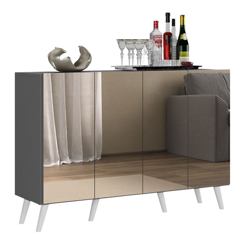 aparador-buffet-4-portas-com-espelho-e-pes-retro-vegas-multimoveis-grafite-branco