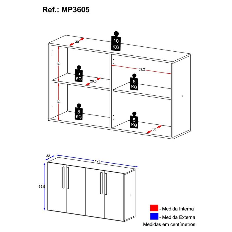 aparador-buffet-4-portas-suspenso-viena-multimoveis-grafite-branco