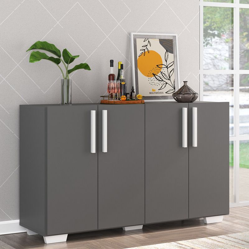 aparador-buffet-4-portas-com-pes-quadrados-viena-multimoveis-grafite-branco