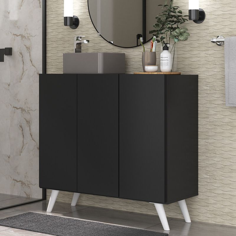 gabinete-banheiro-3-portas-retro-90cm-multimoveis-mp5030-preto-branco