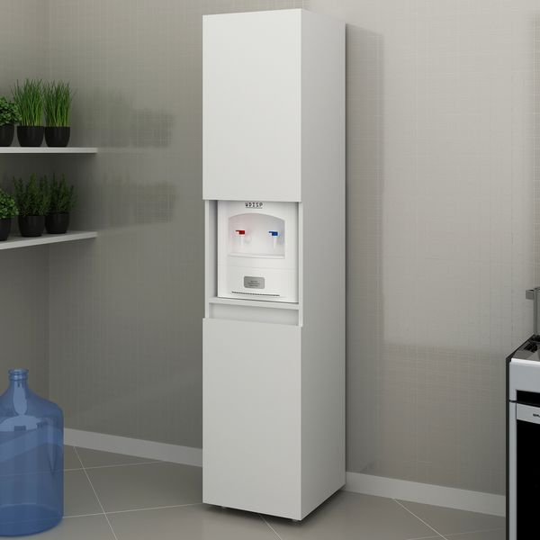 Balcão Bebedouro Multiuso com 2 Portas Multimóveis CR20008 Branco