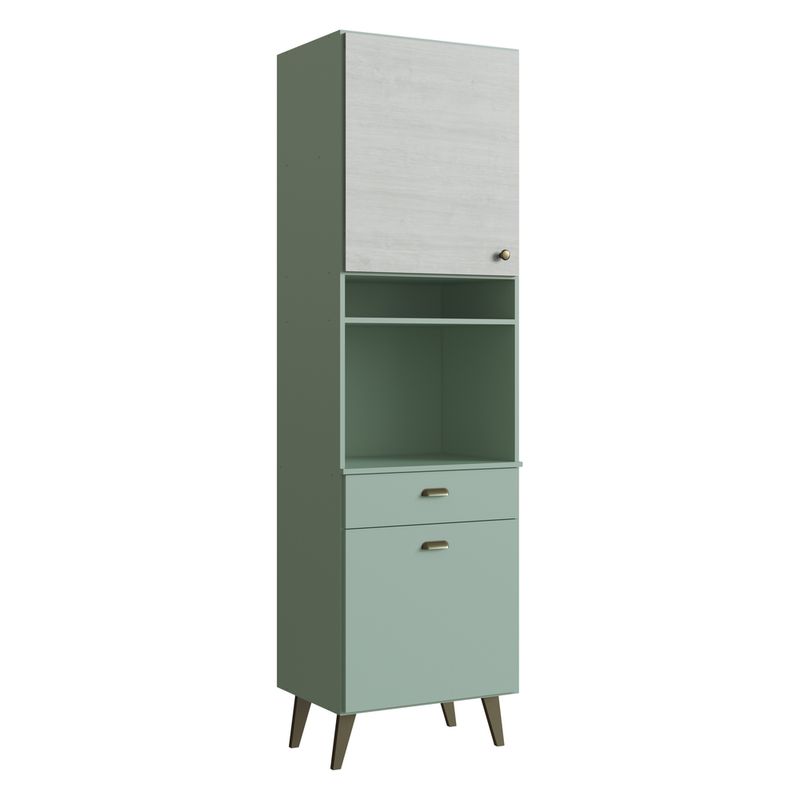 paneleiro-torre-quente-2-portas-1-gaveta-60cm-viena-multimoveis-cr20038-verde-snow