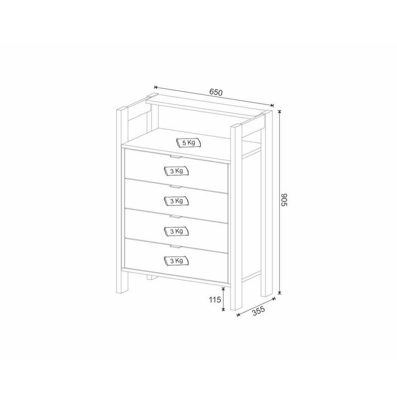 gaveteiro-com-4-gavetas-multimoveis-cr25006-preto-nogal