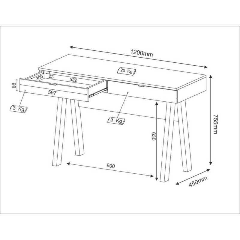 escrivaninha-com-2-gavetas-multimoveis-cr25031-rustica