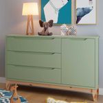 comoda-infantil-3-gavetas-1-porta-multimoveis-cr40024-verde