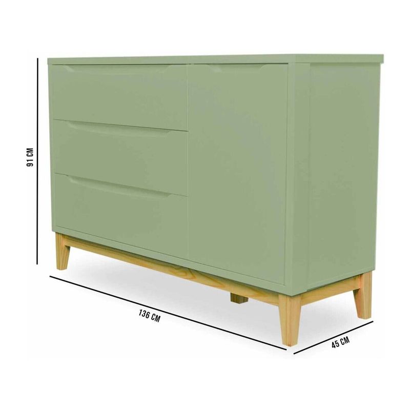 comoda-infantil-3-gavetas-1-porta-multimoveis-cr40024-verde