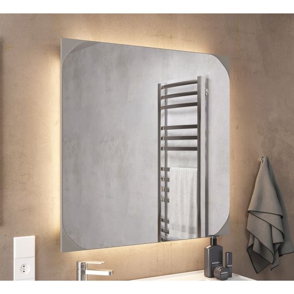 Espelheira para Banheiro 80cm Multimóveis CR10079 Cimento