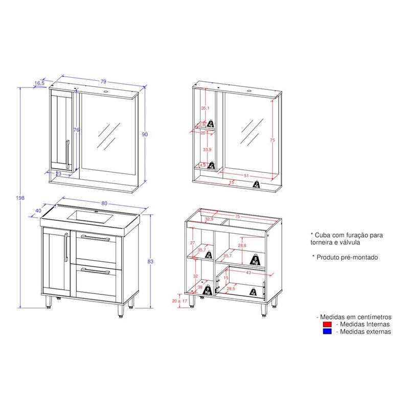 gabinete-banheiro-com-cuba-e-espelheira-80cm-multimoveis-cr10064-mel-grafite