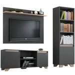 conjunto-rack-com-painel-tv-50-e-livreiro-multimoveis-cr45104-grafite-siena