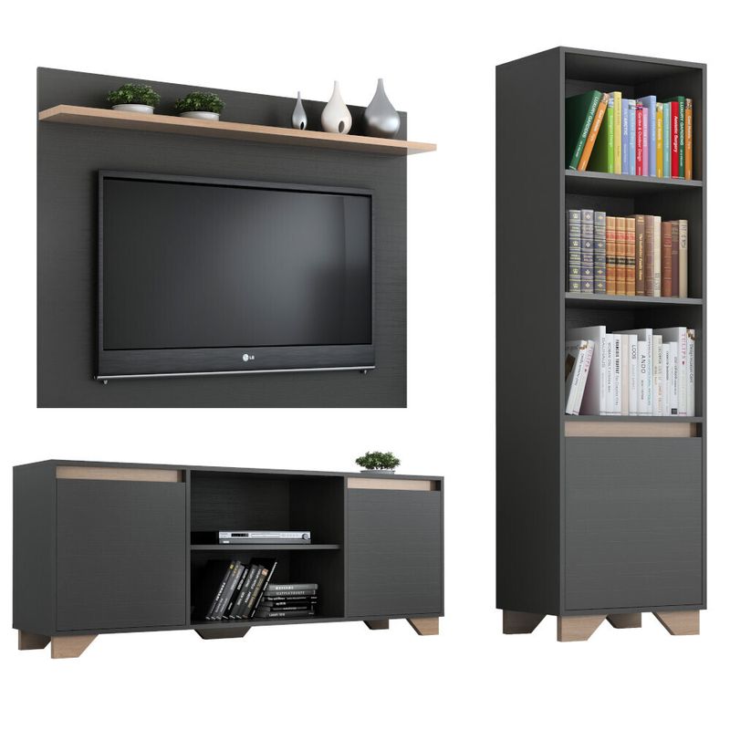 conjunto-rack-com-painel-tv-55-e-livreiro-multimoveis-cr45105-grafite-siena