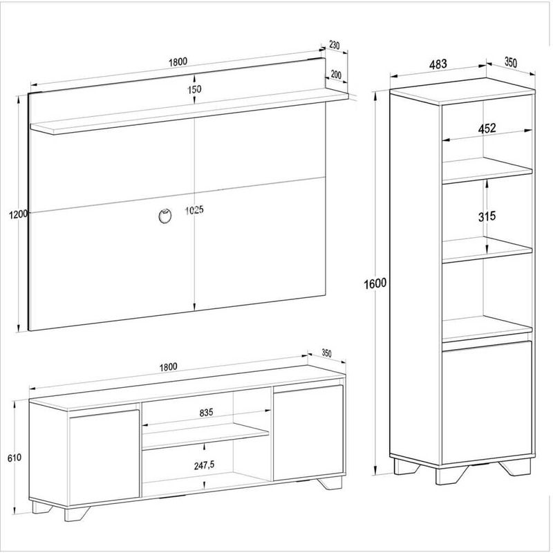 conjunto-rack-com-painel-tv-55-e-livreiro-multimoveis-cr45105-grafite-siena