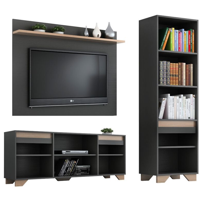conjunto-rack-com-painel-tv-55-e-livreiro-multimoveis-cr45105-grafite-siena
