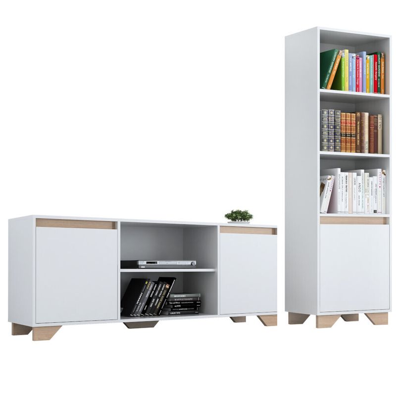 conjunto-rack-tv-60-e-livreiro-multimoveis-cr45106-branco-siena