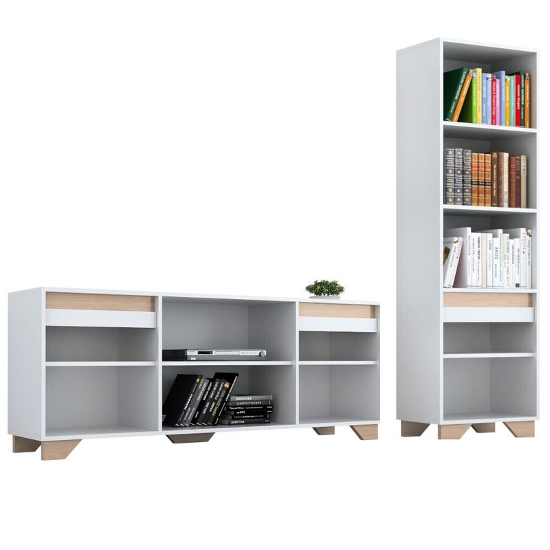 conjunto-rack-tv-60-e-livreiro-multimoveis-cr45106-branco-siena