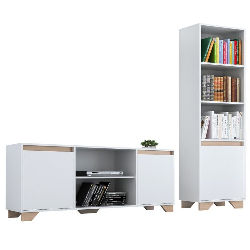 conjunto-rack-tv-60-e-livreiro-multimoveis-cr45107-branco-siena