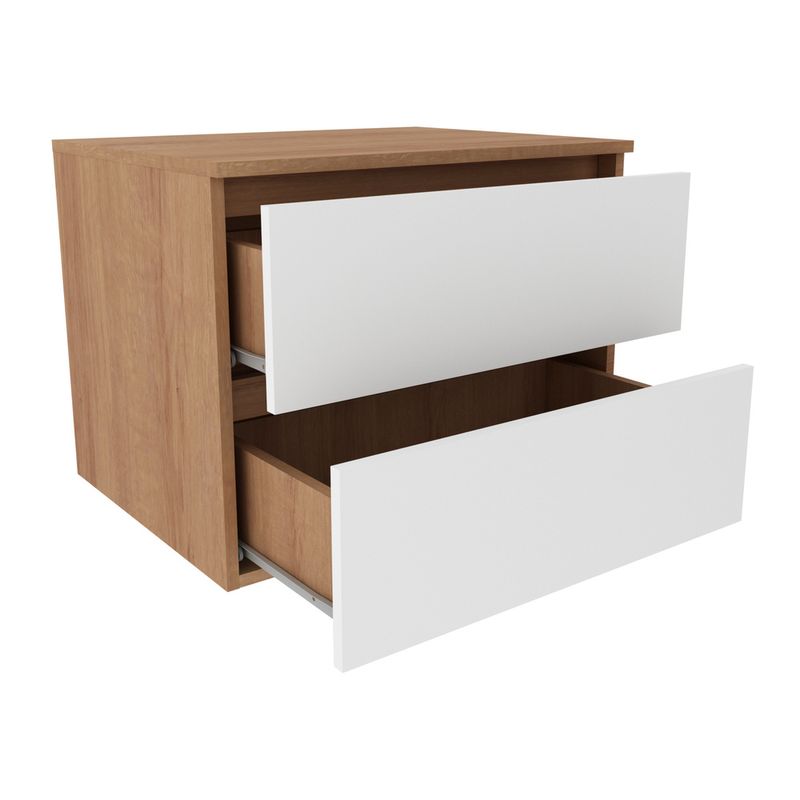 gabinete-banheiro-2-gavetas-60cm-suspenso-multimoveis-cr10087-amendoa-branco