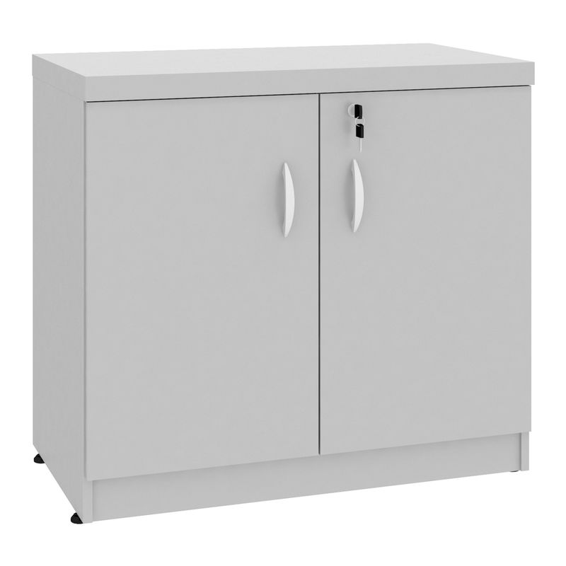 balcao-escritorio-com-chave-2-portas-80cm-multimoveis-cr25158-cinza