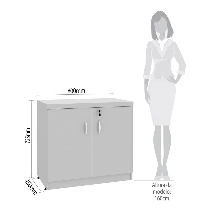 balcao-escritorio-com-chave-2-portas-80cm-multimoveis-cr25158-cinza