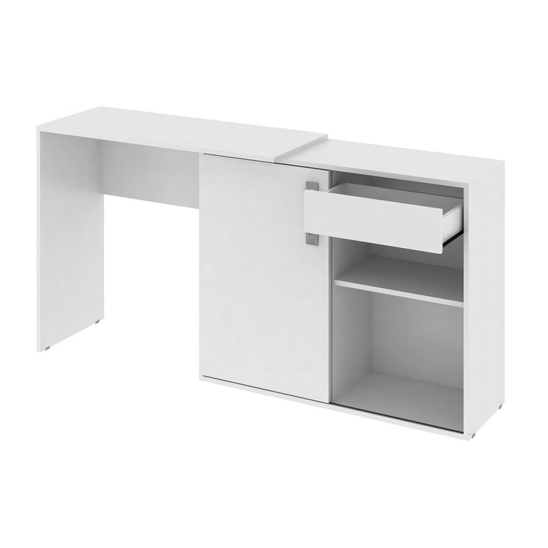 Mesa Escritório 2 Gavetas 120cm Multimóveis CR25186 Cinza