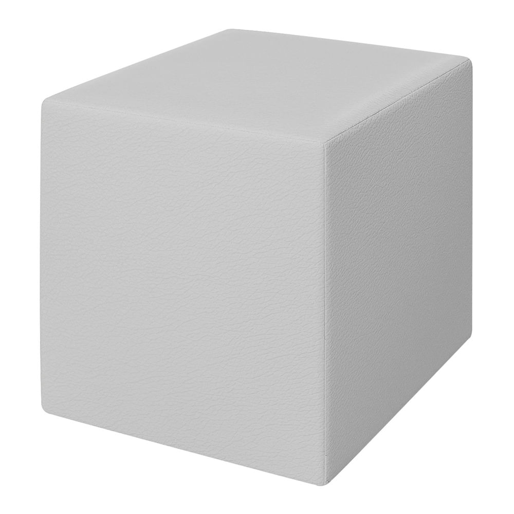 Puff Quadrado 33x41x33cm Multimóveis EX5001 Branco - Multimóveis