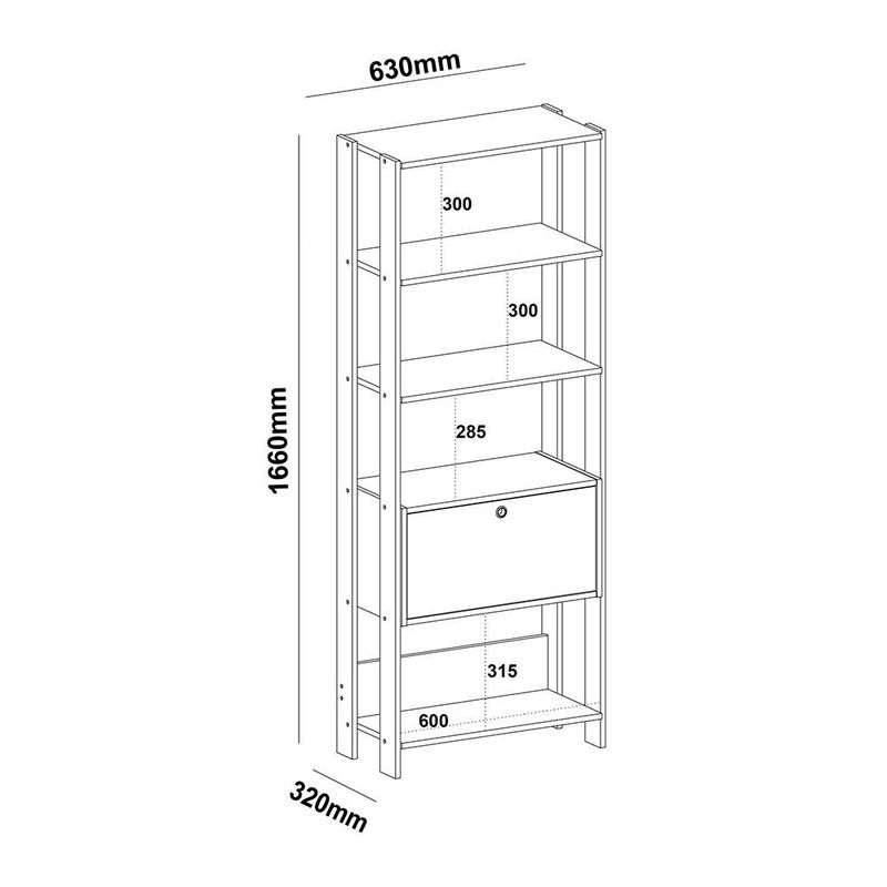 estante-organizadora-com-porta-basculante-multimoveis-cr25217-pinho-preta