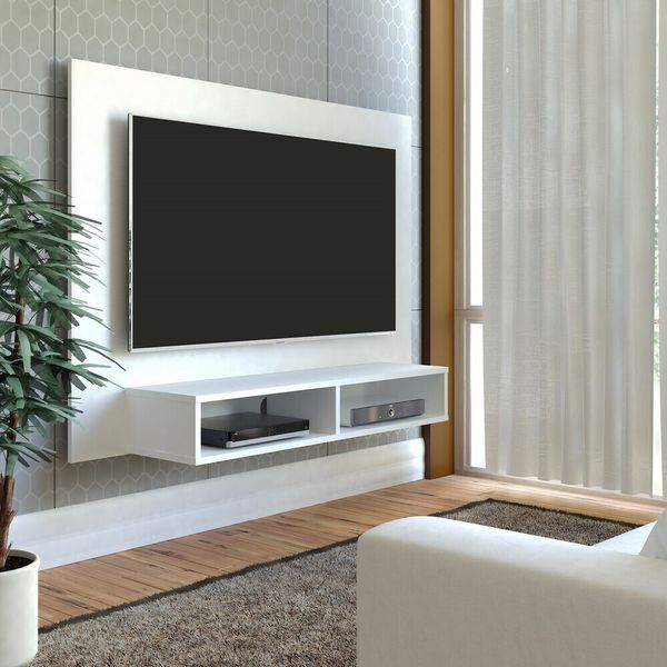 Painel com Suporte TV 50" Multimóveis CR45158 Branco