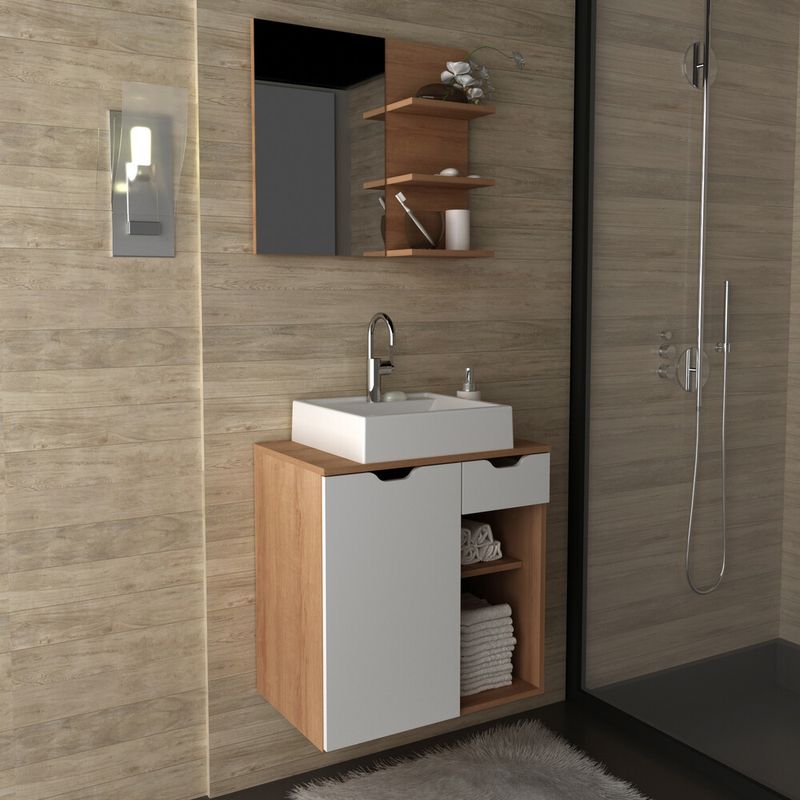 gabinete-de-banheiro-com-cuba-espelheira-60cm-multimoveis-cr10095-amendoa-branco