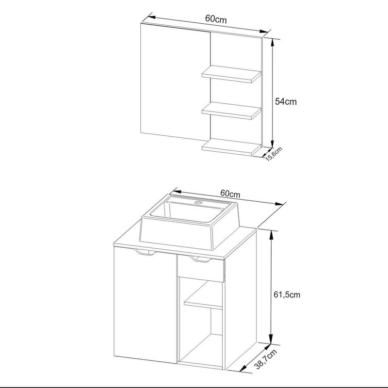 gabinete-de-banheiro-com-cuba-espelheira-60cm-multimoveis-cr10095-amendoa-branco