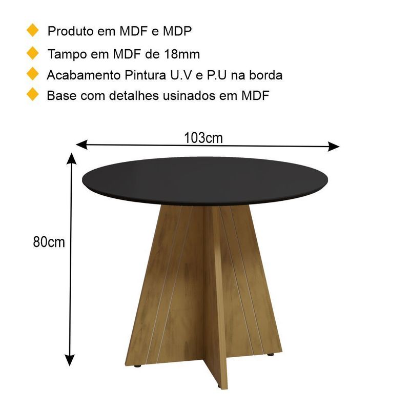 mesa-de-jantar-redonda-103cm-multimoveis-cr50047-carvalho-preta