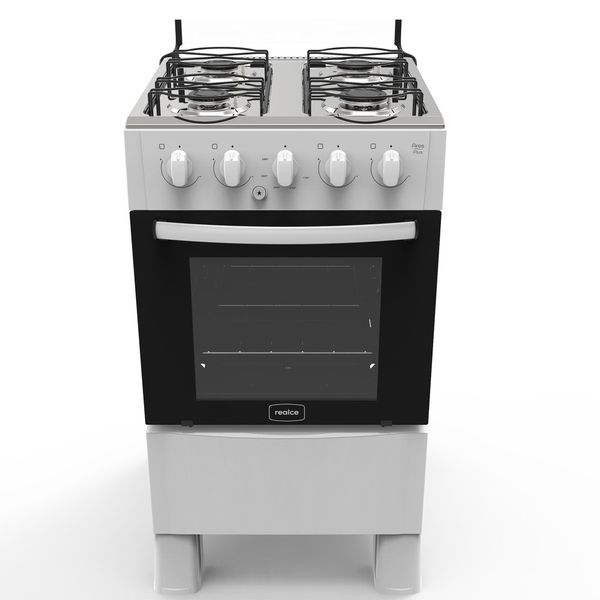 Fogão 4 Bocas a Gás Acendimento Automático Realce Bivolt CR201 Branco