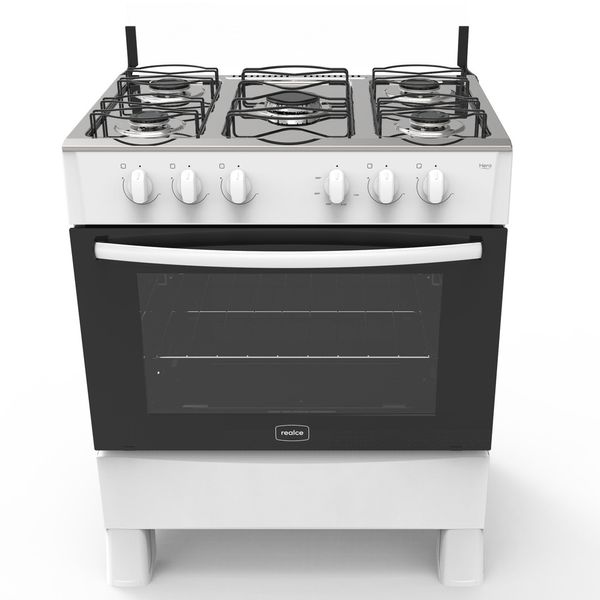 Fogão 5 Bocas a Gás Realce Bivolt CR202 Branco
