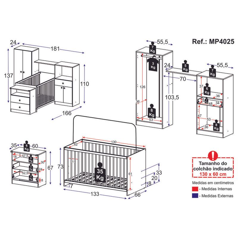 quarto-infantil-com-berco-comoda-olivia-multimoveis-branco