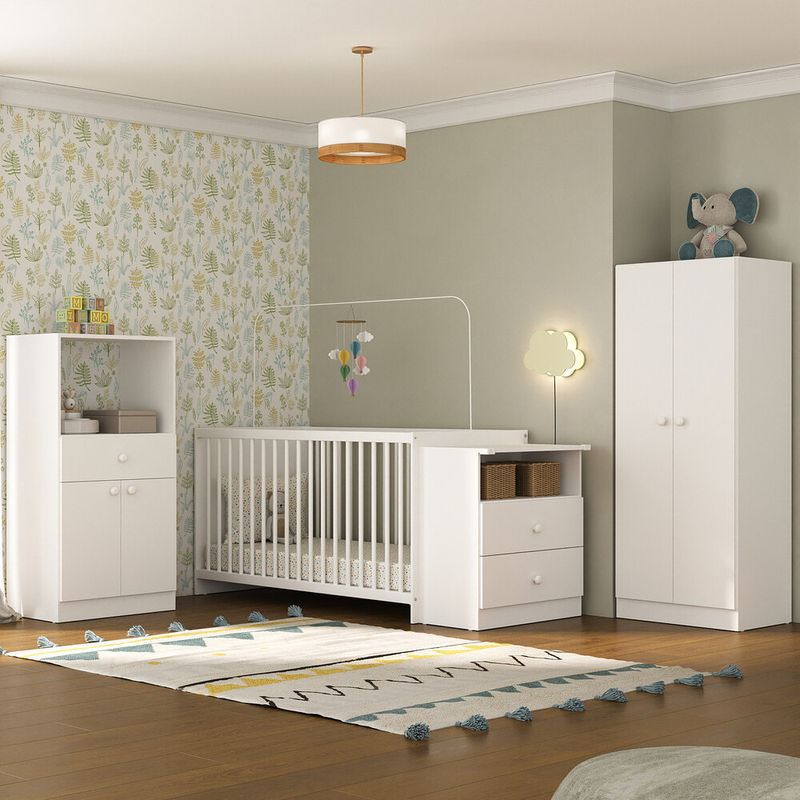 quarto-infantil-com-berco-comoda-olivia-multimoveis-branco