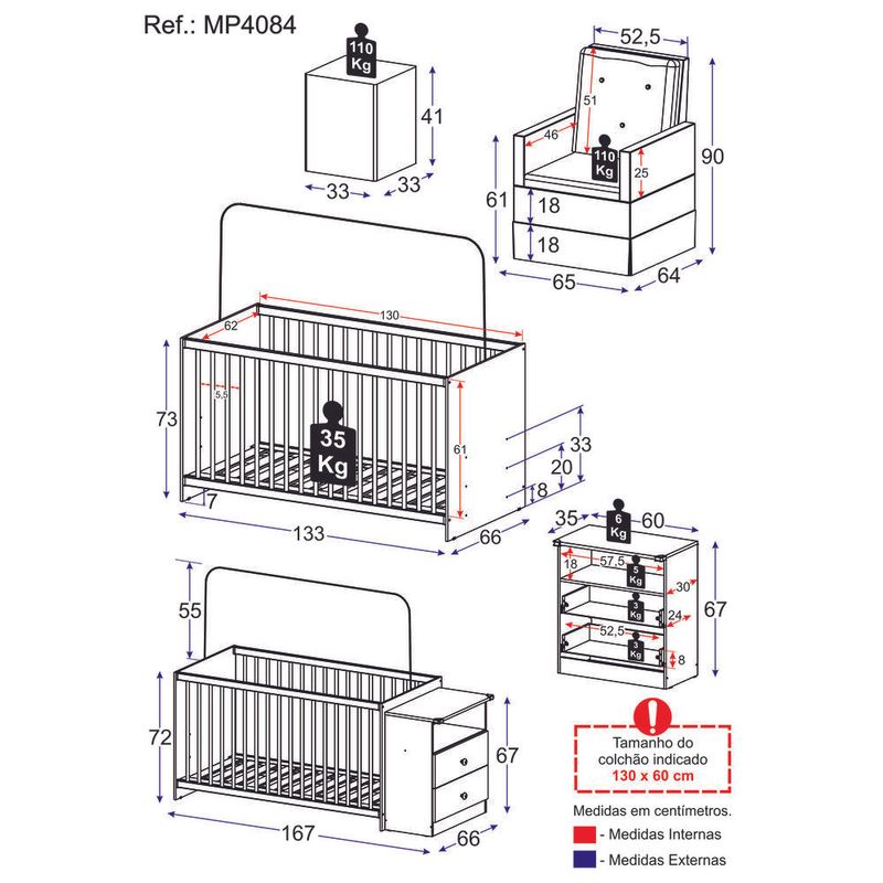 berco-comoda-com-poltrona-de-amamentacao-e-puff-meu-bebe-multimoveis-mp4084-branco