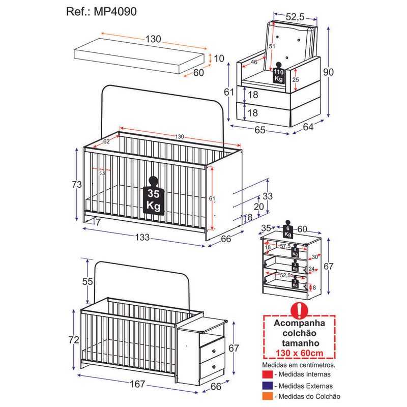 berco-comoda-com-colchao-incluso-e-poltrona-de-amamentacao-meu-bebe-multimoveis-mp4090-branco-bege