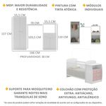 quarto-infantil-com-berco-comoda-e-colchao-incluso-laura-multimoveis-branco-rosa